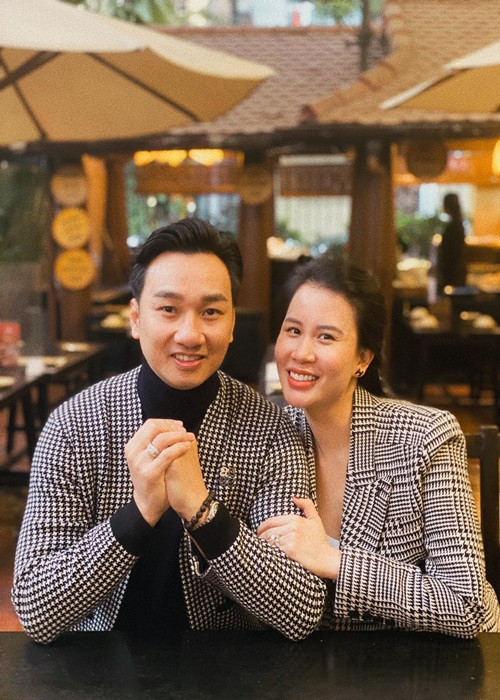 Ngọc Hương trở thành hậu phương vững chắc cho Thành Trung hoạt động nghệ thuật sau khi cả hai về chung một nhà.