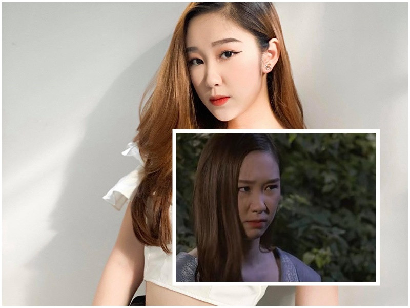 Hàn Trang vào vai Tố trong phim "Lối về miền hoa". Giống Anh Đào, Quỳnh Châu, Hàn Trang cũng có phong cách thời trang khá kín đáo trên màn ảnh.