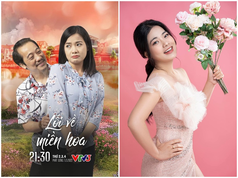 Đàm Hằng vào vai Hoa - cô gái bán hoa trong phim.