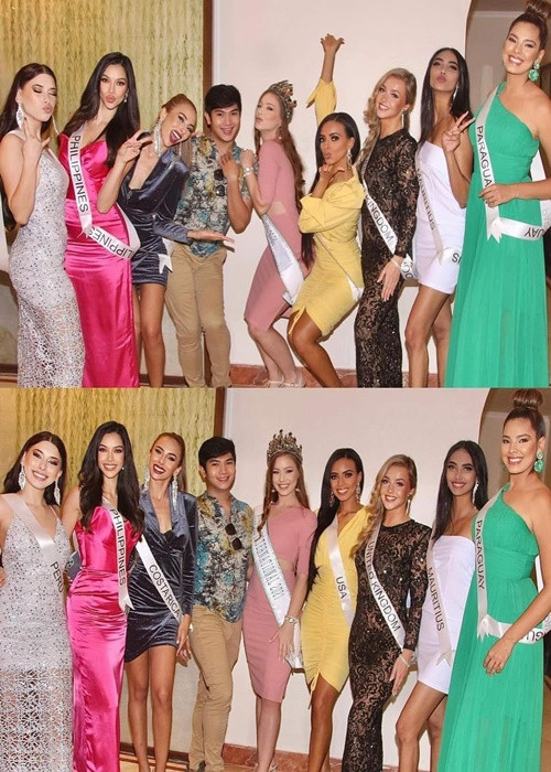 Kathleen Paton nổi bật giữa dàn thí sinh Hoa hậu Môi trường Quốc tế 2022. Ảnh: FBNV