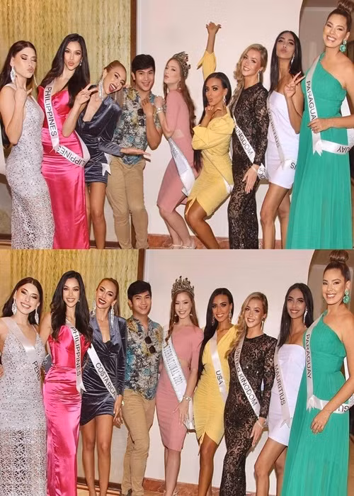 Kathleen Paton nổi bật giữa dàn thí sinh Hoa hậu Môi trường Quốc tế 2022. Ảnh: FBNV