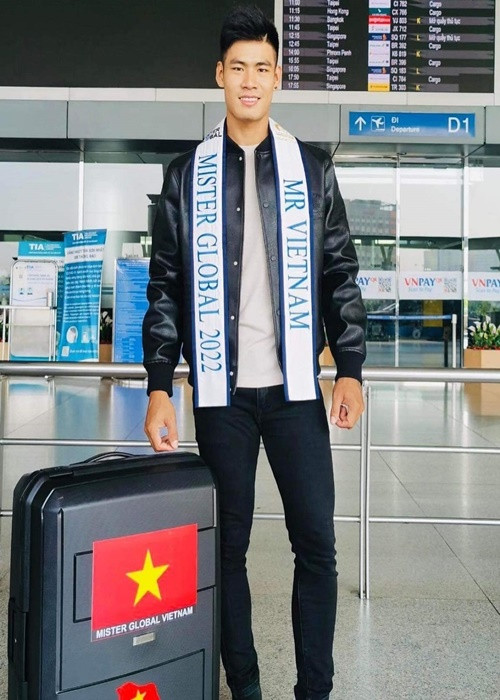 Trước khi đoạt Á vương 1 Mister Global, Danh Chiếu Linh là gương mặt rất xa lạ với khán giả. Ảnh: FBNV