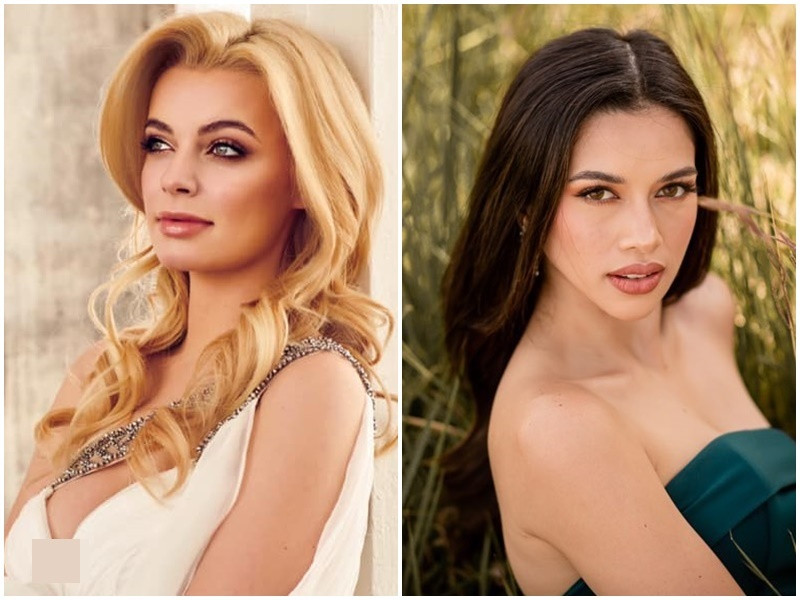 Karolina giành vương miện Hoa hậu Thế giới 2021 còn Kathleen là tân Hoa hậu Môi trường Quốc tế. Ảnh: Miss World Poland, Miss Eco International