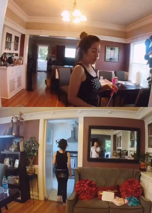 Tuy nhiên, cảnh sát vẫn yêu cầu Thúy Nga phải tìm cách giải quyết các tranh chấp cho tới khi có phán quyết từ tòa án. Trong thời gian đó, không ai được ở trong căn nhà. Ảnh: Người lao động