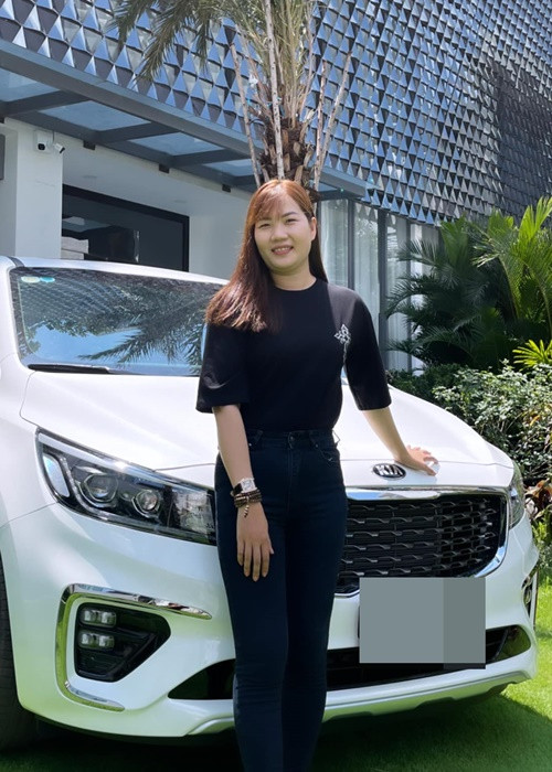 Tuy tăng cân nhưng Thúy Kiều xinh tươi hơn.