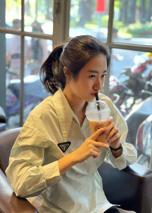 Hình ảnh Thu Ngân cách đây ít ngày được cô chia sẻ trên trang cá nhân.