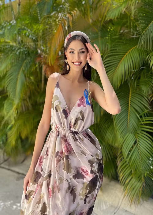 Đại diện CH Czech Karolina Kopincova có tên trong danh sách top 13. Ảnh: Hoa hậu Thế giới CH Czech