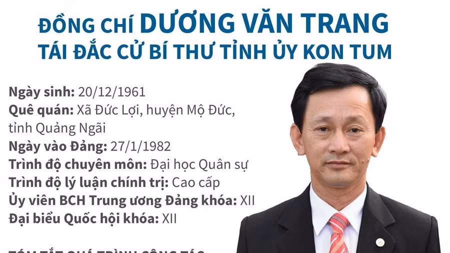 Tháng 5/2020, ông được Bộ Chính trị chỉ định tham gia Ban Chấp hành, Ban Thường vụ và giữ chức Bí thư Tỉnh ủy Kon Tum nhiệm kỳ 2015-2020.