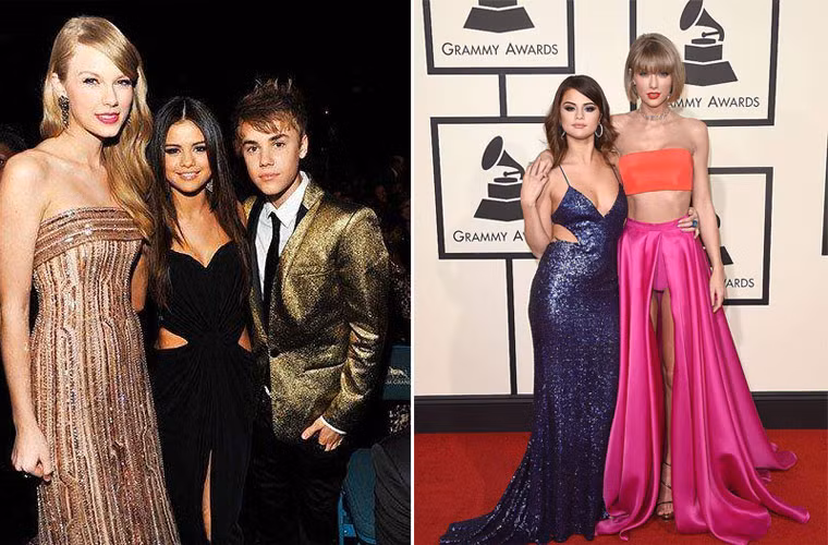 Taylor Swift cao hơn hẳn cả cô bạn thân Selena Gomez và Justin Bieber. (Ảnh: Getty Images)