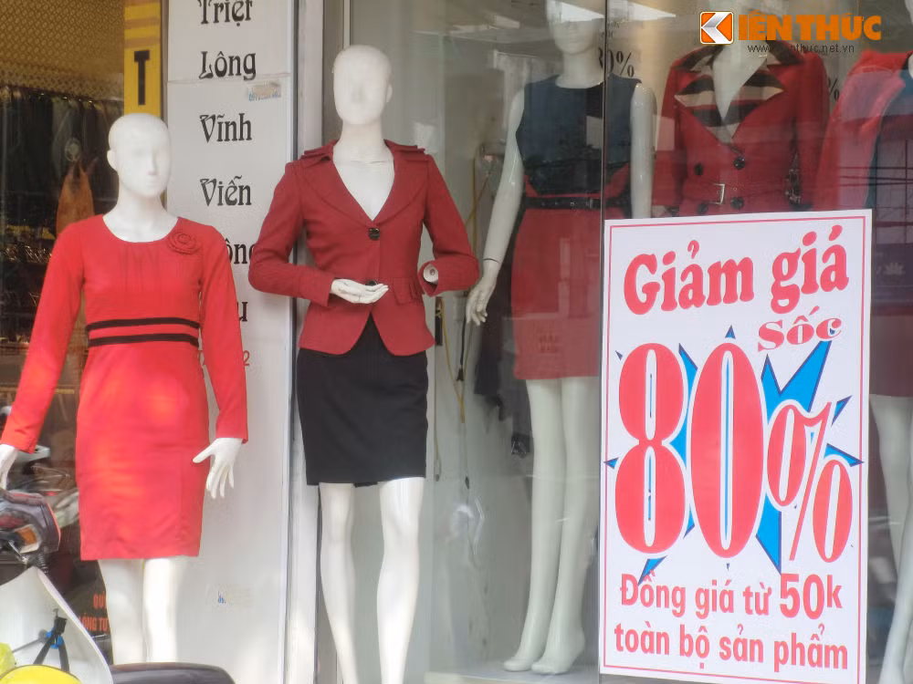 Các con số giảm giá phổ biến là 20-60%.