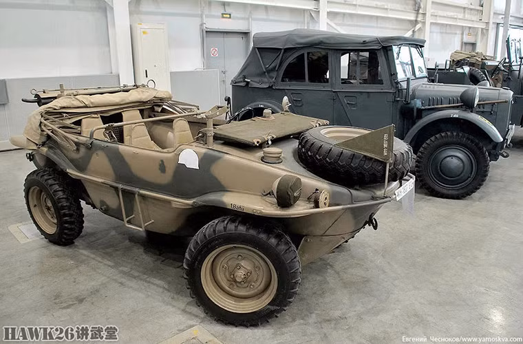 Các mẫu phương tiện cơ giới của Đức trong chiến tranh cũng chiếm số lượng khá lớn các hiện vật được trưng bày tại "Gears of War". Nguồn ảnh: QQ.