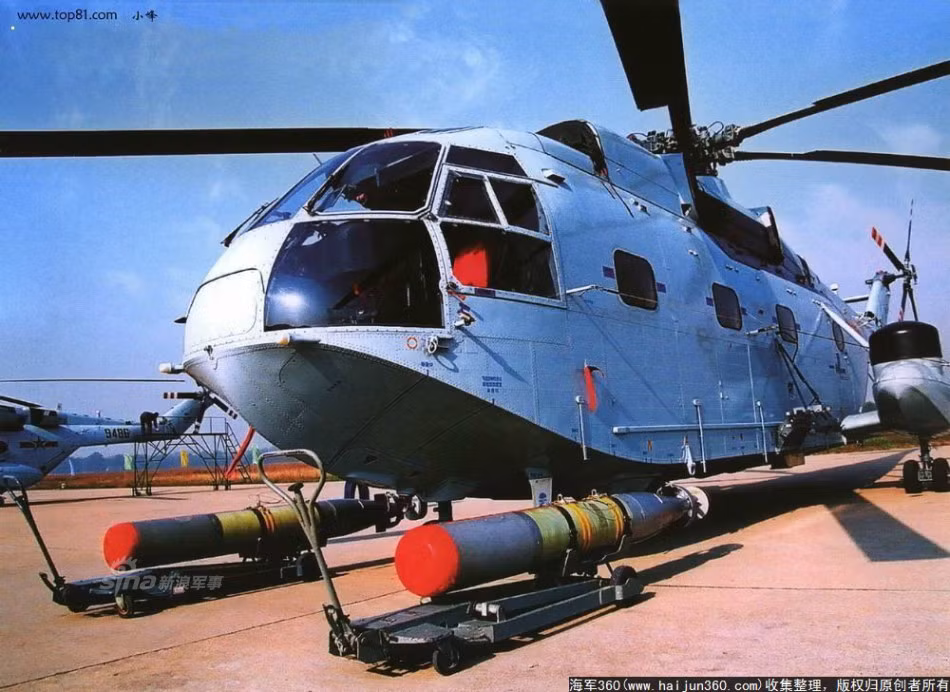 ET-52 một loại ngư lôi chống ngầm tầm ngắn được Trung Quốc tự phát triển dựa trên nguyên mẫu A244s của Ý từ những năm 1987. Nguồn ảnh: Sina.