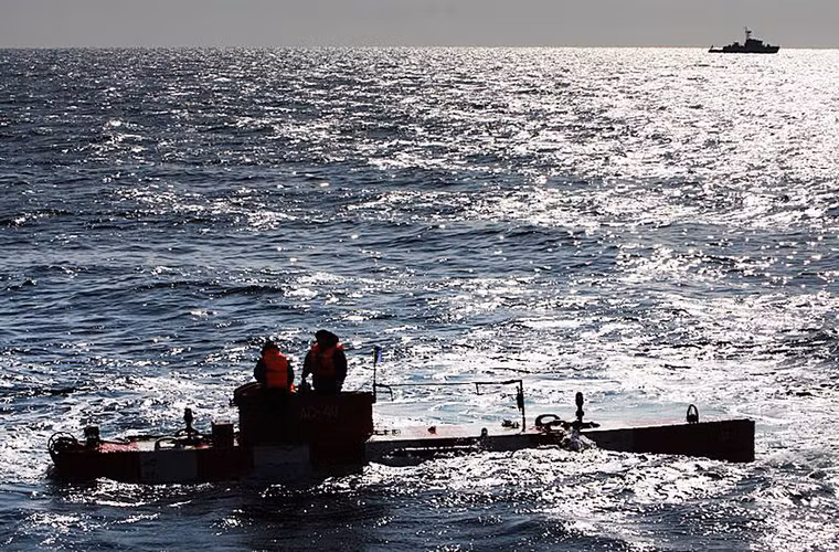 Bester-1 được Hải quân Nga đưa vào thử nghiệm từ năm 2013 và là trang bị đi theo kèm tàu Igor Belousov. Bester-1 và Panther Plus là bộ đôi thiết bị lặn cứu hộ tốt nhất của Hải quân Nga hiện nay. Nguồn ảnh: Bộ Quốc phòng Nga.