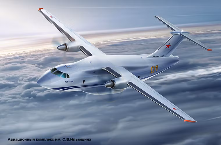 Chương trình phát triển máy bay IL-112B được Ilyushin bắt đầu từ những năm 2000, nhưng đến năm 2011 Bộ Quốc phòng Nga mới bắt đầu đặt mua dòng máy bay này với số lượng ước tính khoảng 70 chiếc. IL-112B từng bị hủy bỏ do nó không thể cạnh tranh lại được với các dòng máy bay vận tải quân sự của Antonov, nhưng may mắn đã mỉn cười nó khi mối quan hệ Nga – Ukraine xấu đi trong năm 2014 và Bộ Quốc phòng Nga không còn lựa chọn nào khác ngoài IL-112B. Nguồn ảnh: Nevskii-Bastion.