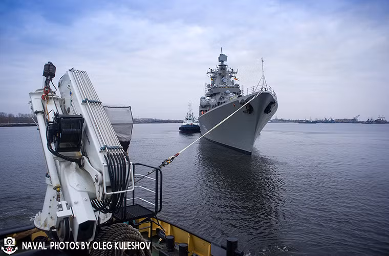 Với lộ trình hiện tại nhiều khả năng trong đầu năm 2017, tuần dương hạm Marshal Ustinov sẽ được Hải quân Nga tái đưa vào sử dụng nhằm củng cố lực lượng tàu chiến vốn đang thiếu hụt của nước này. Nguồn ảnh: Kuleshovoleg.Livejournal.