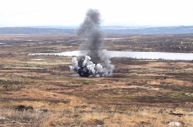 Tiếp đến là các đơn vị hỏa lực tầm gần khi lực lượng tấn công của địch tiến sát tới cứ điểm phòng thủ. Nguồn ảnh: Bộ Quốc phòng Nga.