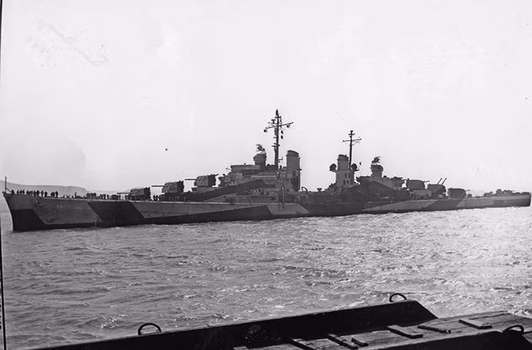 Và trong tổng số 8 tàu thuộc lớp Atlanta thì USS San Diego có thành tích chiến đấu xuất sắc nhất kể từ đầu cuộc chiến cho đến khi tiến vào các khu vực quần đảo tiền tiêu đầu tiên của Nhật Bản tại Iwo Jima. Nguồn ảnh: Navsource.