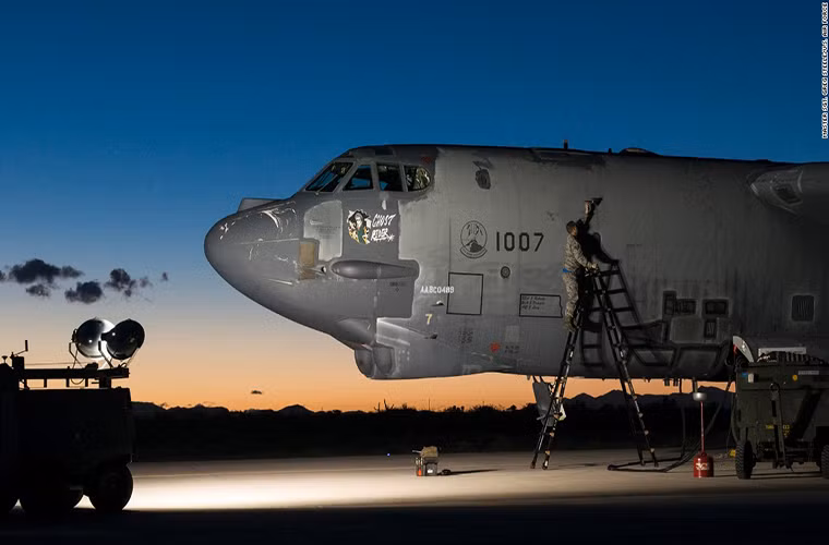 Thời gian phục hồi chiếc B-52H trên kéo dài tới 19 tháng với khoảng 45.000 giờ công trước khi có thể tham chiến trở lại trong biên chế Liên đội máy bay ném bom số 5 thuộc Bộ Chỉ huy Tiến công toàn cầu (AFGSC).