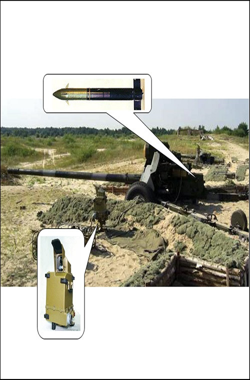 Điều tạo nên sự đặc biệt của MT-12 chính là việc nó có thể triển khai các loại tên lửa chống tăng dẫn đường qua nòng pháo chính 100mm, mà cụ thể hơn là tên lửa chống tăng 9M117 Bastion đã quá quen thuộc trên một số dòng xe chiến đấu bộ binh hay pháo tự hành chống tăng của Nga hiện nay. Nguồn ảnh: Military Russia.