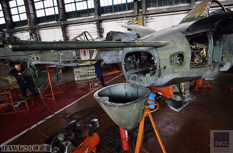 Như bộ đôi cường kích Su-25 trong ảnh ta có thể thấy tình trạng của chúng khá tệ thậm chí lớp sơn ngoài đã bong tróc gần hết, trang thiết bị điện tử của chúng chắc chắn cũng sẽ phải được thay mới.