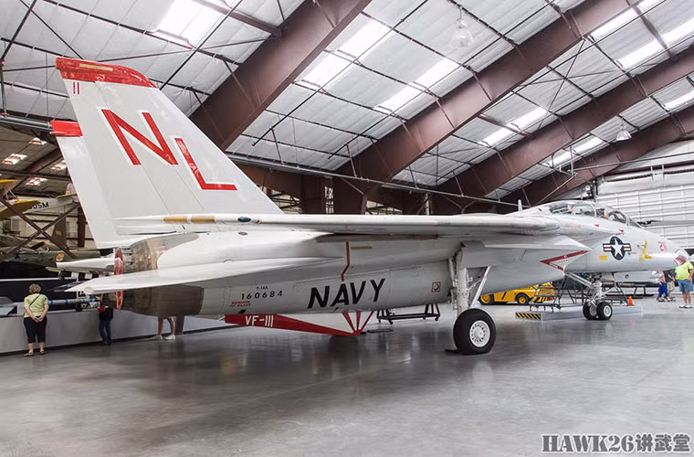 Nó từng phục vụ trong phi đội tiêm kích VF-111 được biên chế trên tàu sân bay USS Kitty Hawk (CV-63), tàu sân bay này hoạt động chủ yếu tại Nhật Bản trong suốt thời kỳ Chiến tranh Lạnh.