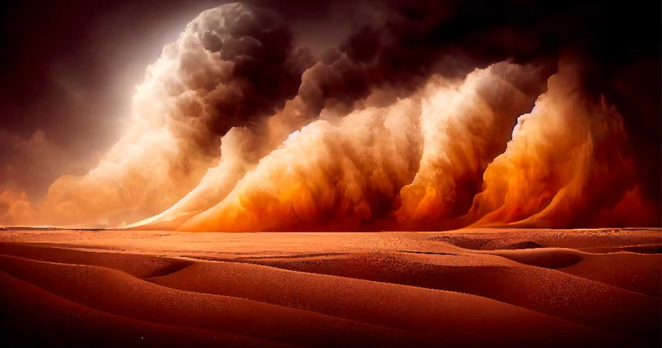 Trong hành trình qua sa mạc Sahara, đội quân 50.000 người đột nhiên biến mất. Cơn bão cát khổng lồ được đề xuất là nguyên nhân khiến toàn bộ đội quân bị nhấn chìm và mất tích.