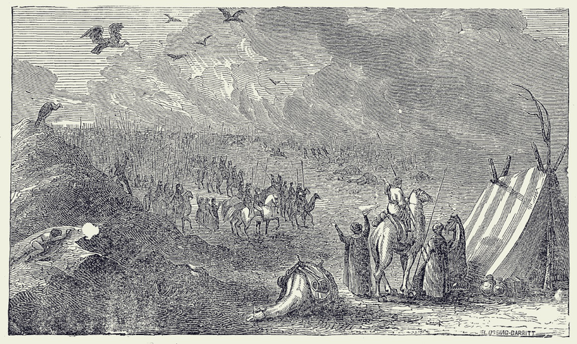 Vào năm 524 trước Công nguyên, Cambyses II đã yêu cầu đội quân đi làm nhiệm vụ nhắm mục tiêu bắt những người cư ngụ trong Đền thờ Amun làm nô lệ, nằm ở ốc đảo Siwa, được gọi là “người Ammonians”.