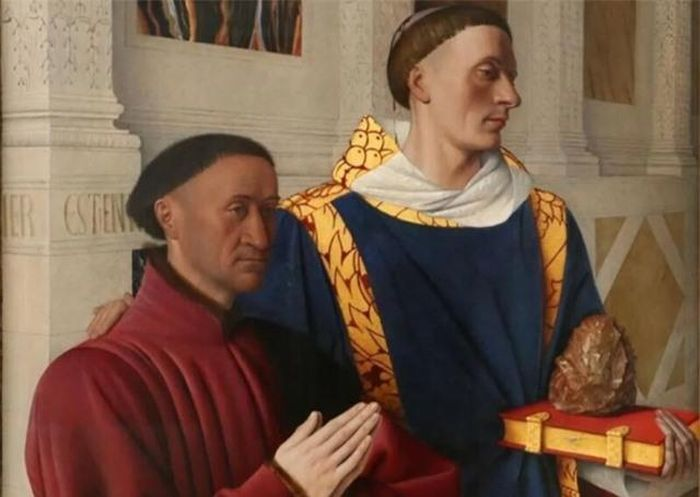 Bức tranh của Jean Fouquet từ thế kỷ 15, mô tả Thánh Stephen cầm một viên đá đặc biệt, đã gây nhiều tranh cãi. Có ý kiến cho rằng đó là một chiếc rìu, nhưng tại sao lại chọn miêu tả nó trong bức tranh vẫn là một điều bí ẩn.