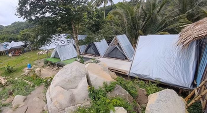 Trong năm 2022 và 2023, UBND xã An Hảo ban hành quyết định xử phạt vi phạm hành chính đối với 10 chủ cơ sở về hành vi chuyển đất rừng phòng hộ là rừng trồng sang đất phi nông nghiệp. (Ảnh: TTXVN).