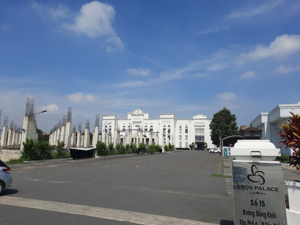 Liên quan đến dự án khu phức hợp thương mại, dịch vụ và căn hộ cao cấp của CTCP Xây dựng dân dụng công nghiệp số 1 Đồng Nai xây dựng không phép, Sở Xây dựng tỉnh Đồng Nai vừa lập Tổ liên ngành để kiểm tra. (Ảnh: Lao động Thủ đô).