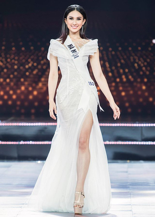 Trong chặng cuối cuộc thi, Nguyễn Diana càng tỏa sáng. Cô giao tiếp tiếng Anh tự tin, gương mặt thanh tú. Tuy nhiên, Diana có chiều cao hạn chế (1m66).