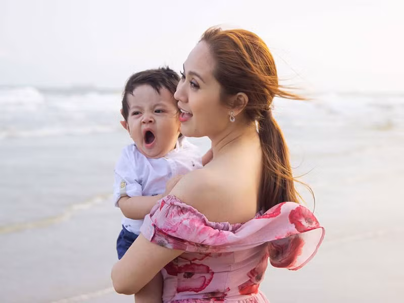 Con trai thứ hai của Thanh Thúy hiện đã cứng cáp.