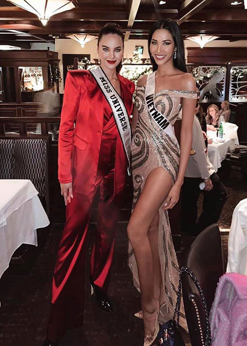 Hình ảnh Hoàng Thùy thường xuyên xuất hiện trên trang chủ của cuộc thi.