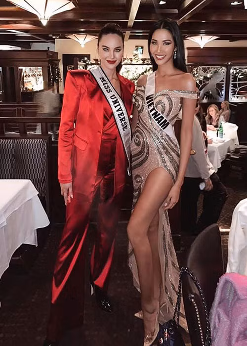 Hình ảnh Hoàng Thùy thường xuyên xuất hiện trên trang chủ của cuộc thi.