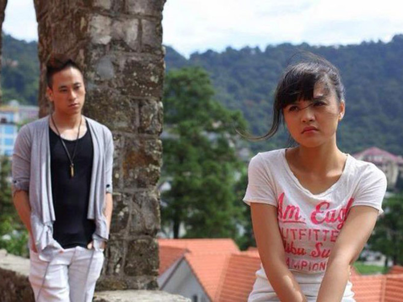 Hình ảnh Thu Quỳnh với tạo hình giản dị trong một bộ phim năm 2013.