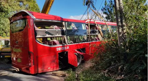 Da Lat: Xe giuong nam roi xuong vuc gan thien vien Truc Lam-Hinh-4