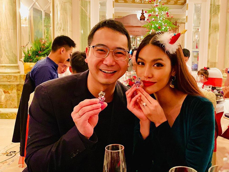 Sau đám cưới, vợ chồng Lan Khuê tận hưởng cuộc sống vợ chồng son vô cùng ngọt ngào.