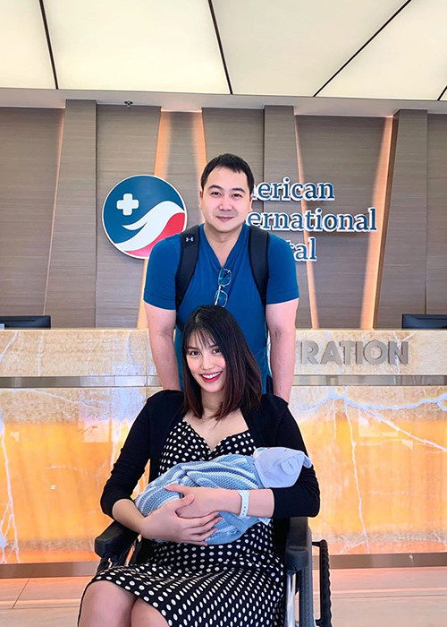 Doanh nhân Tuấn John chia sẻ, con trai có gương mặt giống Lan Khuê nhiều hơn.