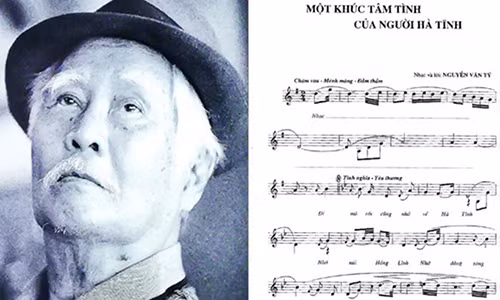 Tác giả “Dư âm” còn sáng tác các ca khúc “Một khúc tâm tình người Hà Tĩnh”, “Dáng đứng Bến Tre” được người dân các tỉnh coi như ca khúc của quê hương mình nên ông được coi là nhạc sĩ của tỉnh ca. Ảnh: Báo Hà Tĩnh
