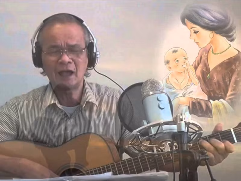 Theo Tiền Phong, nhạc sĩ Nguyễn Văn Tý có những sáng tác mang ý nguyện, tâm trí của con người mới XHCN như “Mẹ yêu con”, “Tấm áo chiến sẽ mẹ vá năm xưa”, “Bài ca phụ nữ Việt Nam”, “Dòng nước quê hương”. Ảnh: HTV