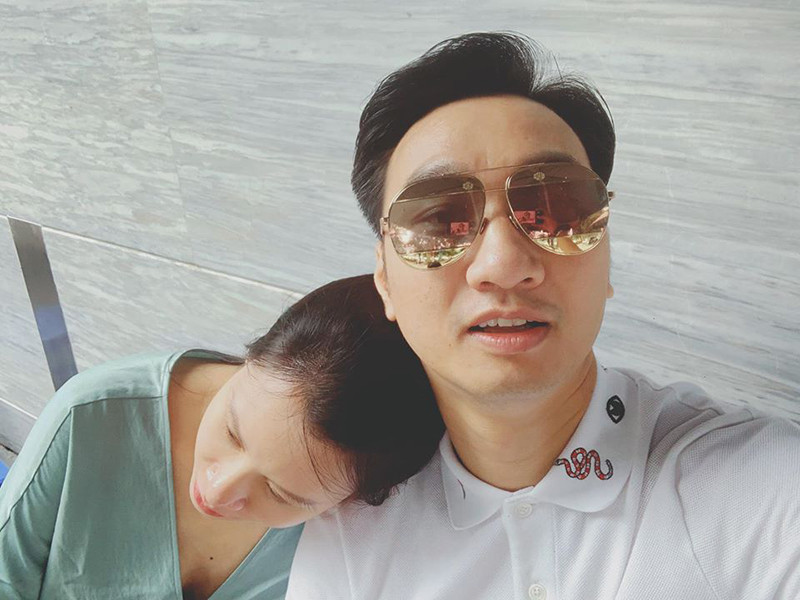 Ngọc Hương chia sẻ, khi cô mang bầu, Thành Trung luôn sẵn sàng nghe vợ than phiền mọi chuyện để giải tỏa căng thẳng.