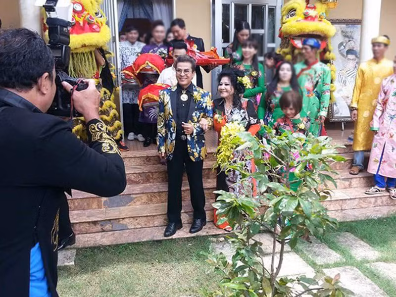 Hình ảnh đám cưới nghệ thuật của Thanh Bạch vào năm 2016.