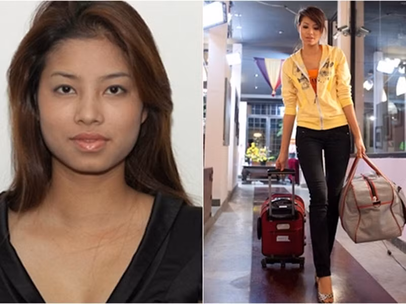 Phạm Hương bước chân vào làng mẫu vào năm 2010. Ảnh: Yeah1