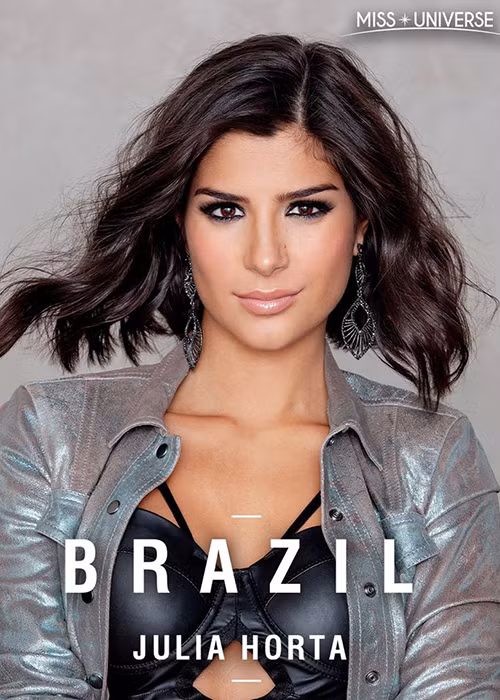 Đến từ Brazil, Julia Horta nhiều khả năng sẽ lọt top 3 Hoa hậu Hoàn vũ Thế giới năm nay.