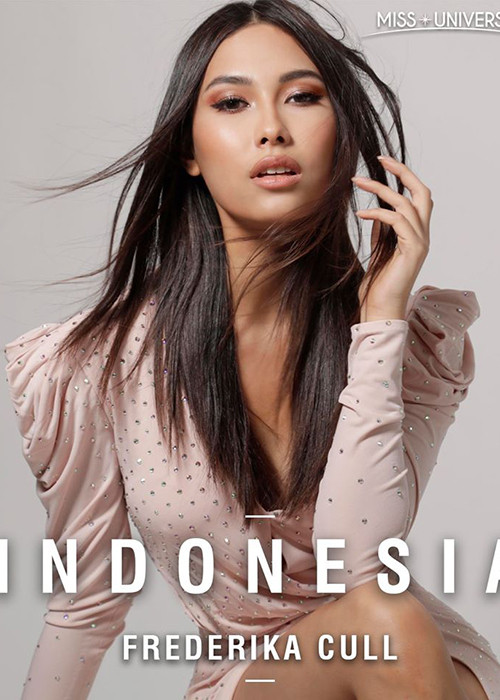 Đại diện Indonesia – Frederika Cull cũng là đối thủ đáng gờm của Hoàng Thùy. Theo Missosology, Frederika sẽ đoạt danh hiệu á hậu 2.