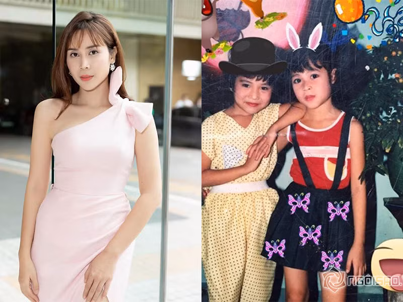 Lưu Hương Giang khoe ảnh ngày nhỏ đáng yêu và sành điệu. Ảnh: FBNV