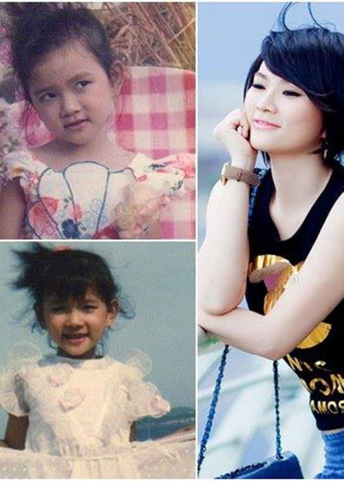 Thu Thủy tạo dáng chuyên nghiệp không khác khi nổi tiếng. Ảnh: Gia đình xã hội