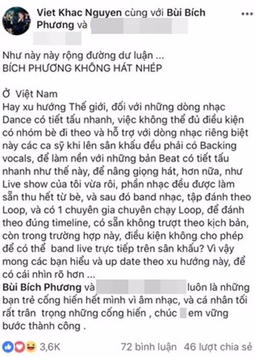 Khắc Việt còn khen Bích Phương luôn hết mình vì âm nhạc. Đối với nam ca sĩ, anh rất trân trọng những cống hiến của đàn em. Mời quý độc giả xem video "Khắc Việt tham gia chương trình Sao online". Nguồn VTC