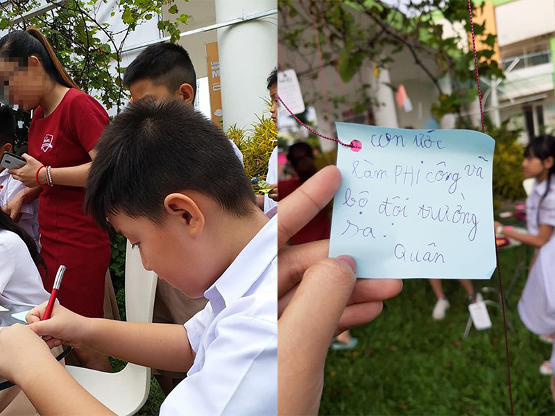 Con trai của Lê Phương mong ước trở thành phi công và bộ đội.