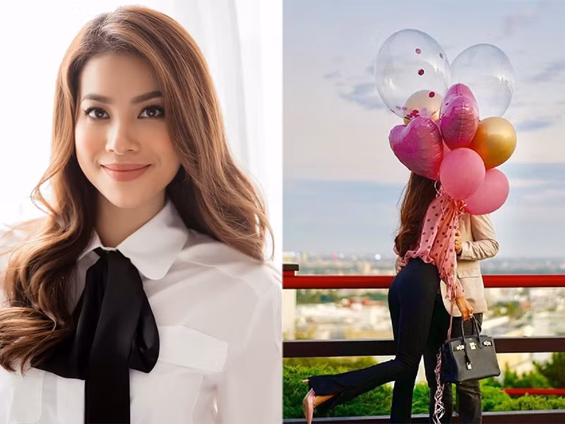 Danh tính bố của con trai cũng được Phạm Hương giữ kín như bưng.